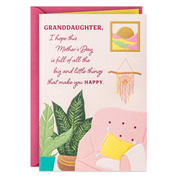Hope You Feel Loved and Appreciated Mother's Day Card for Granddaughter