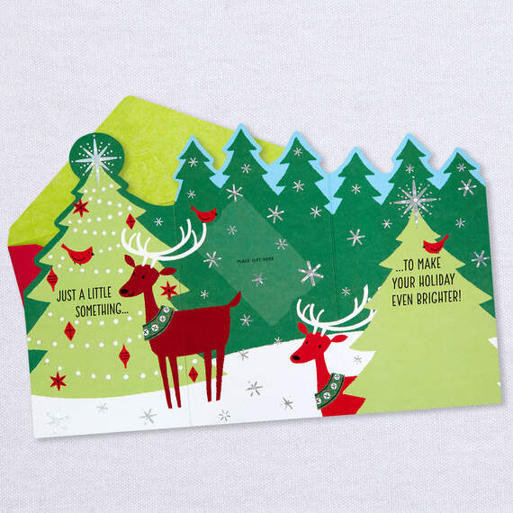 Brighten Your Holidays Money Holder Christmas Card, , large image number 4