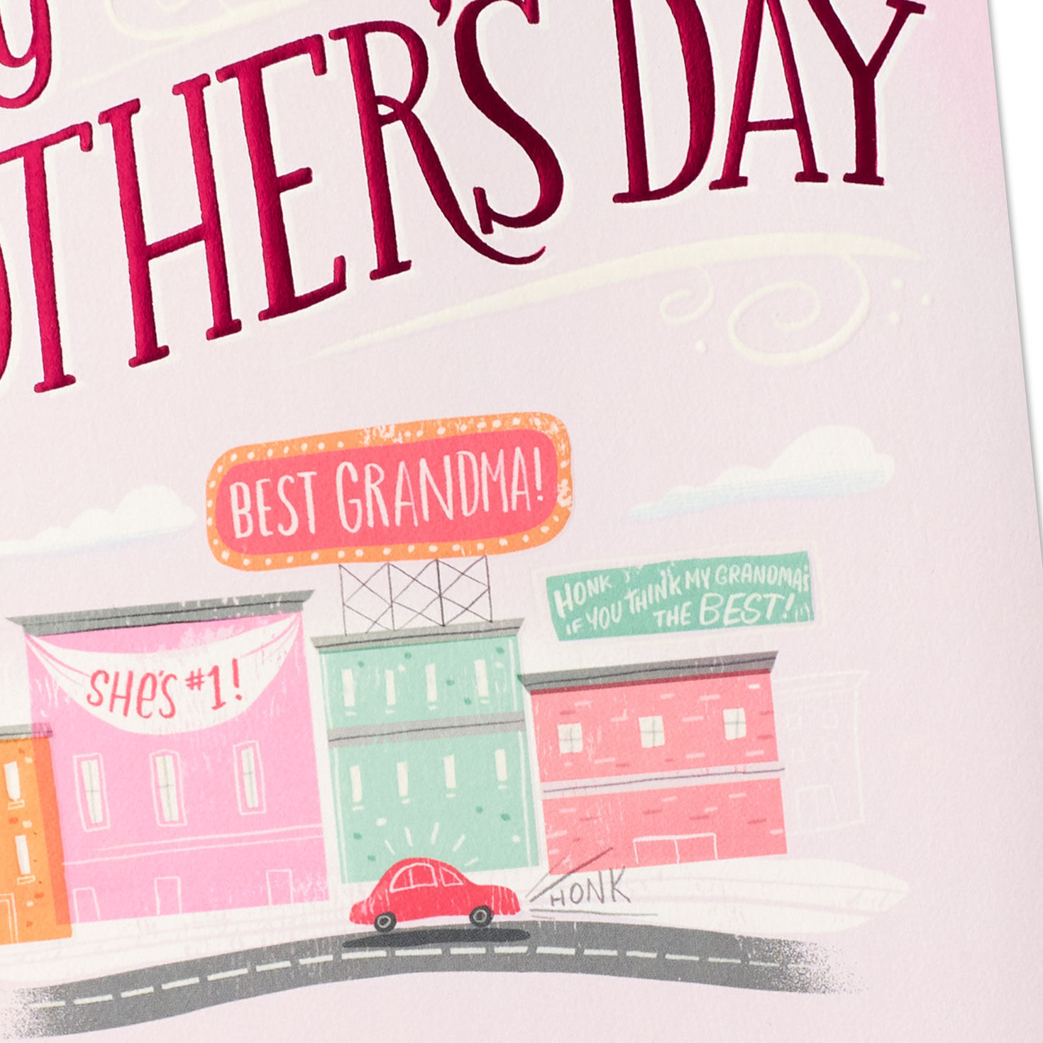 Best Grandmother Funny Pop-Up Mother's Day Card for Grandma Card Front Detail image number 5
