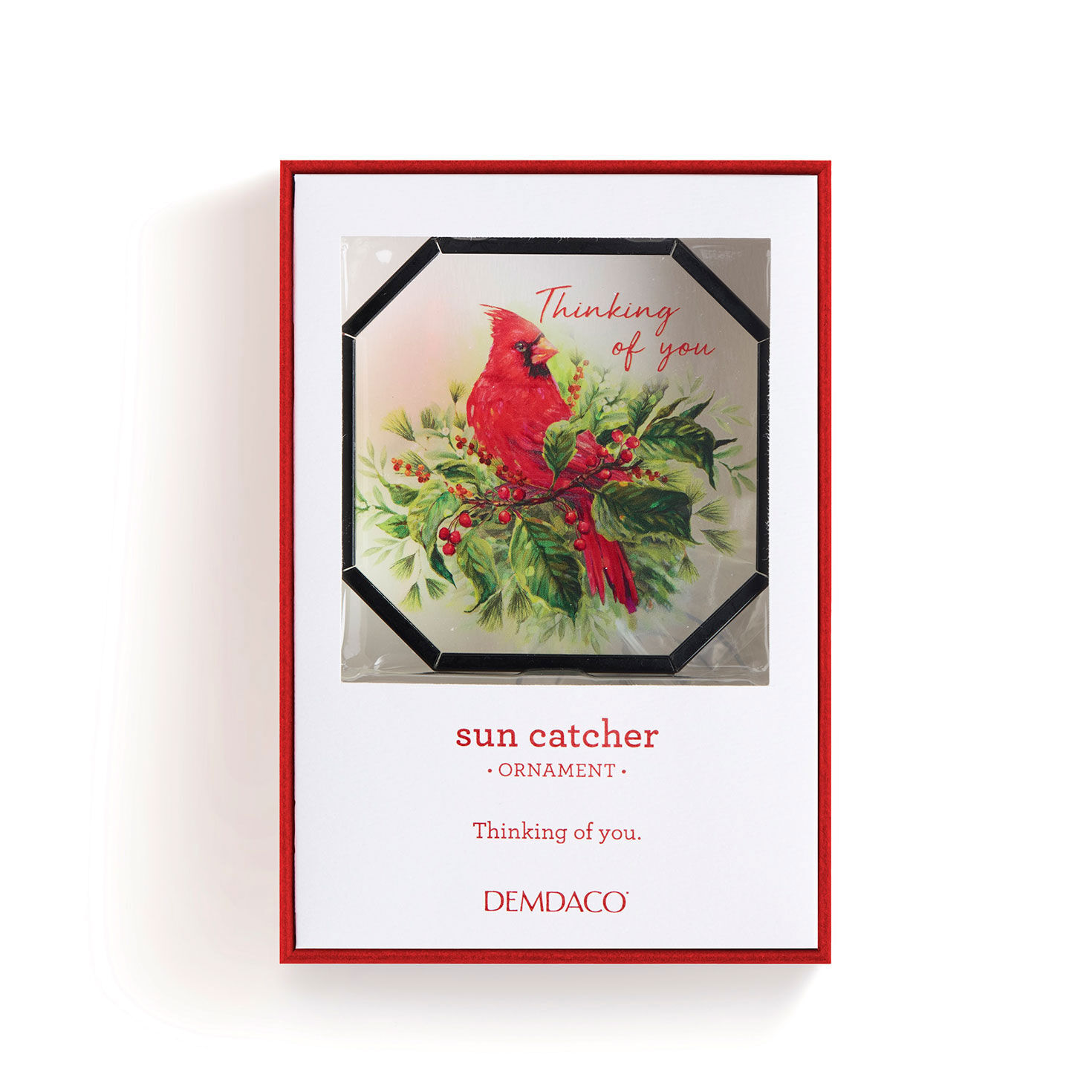 Cardinal Thinking of You Octagon Suncatcher package front image number 4