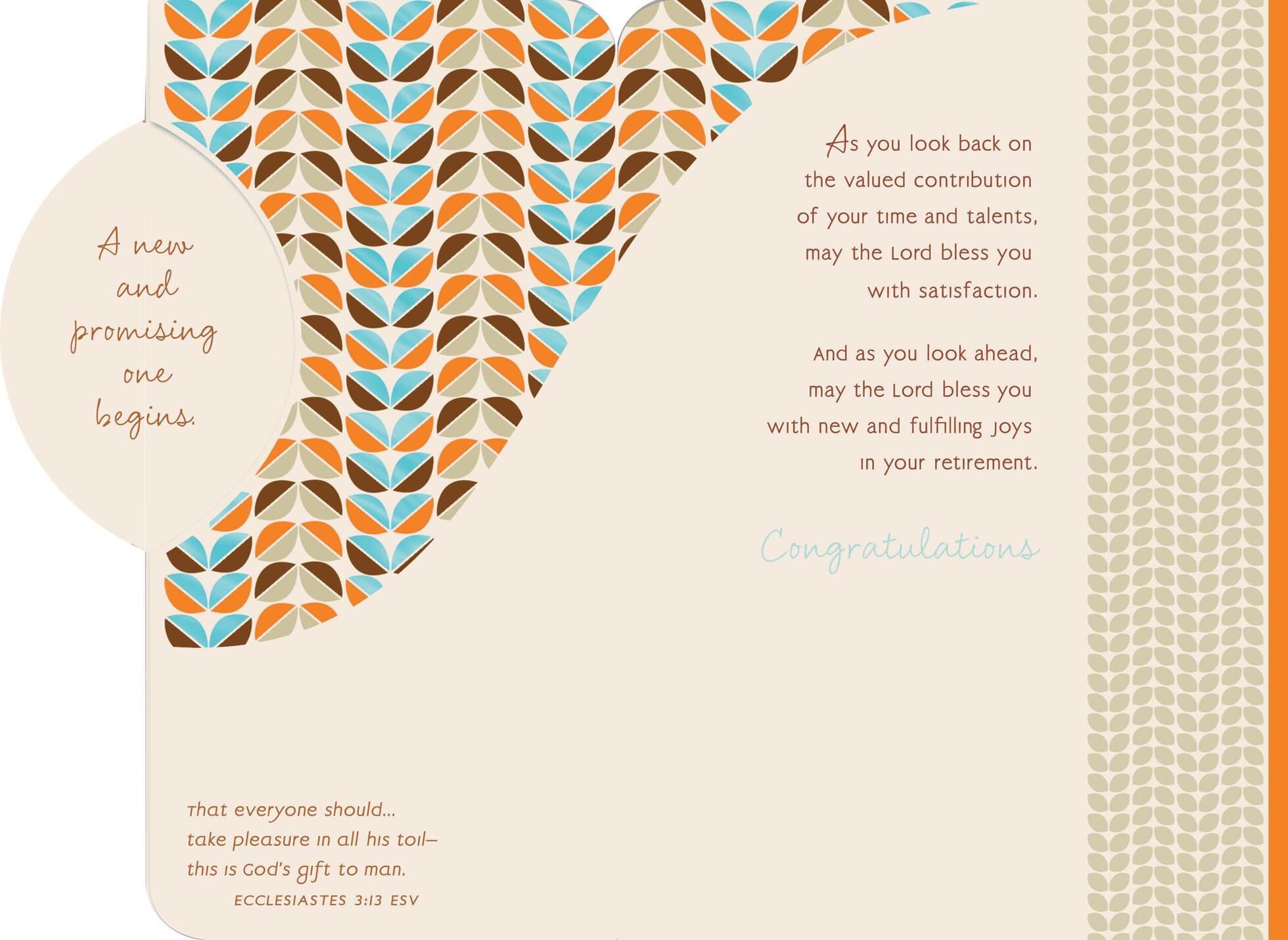 A New Chapter Religious Retirement Card Greeting Cards Hallmark