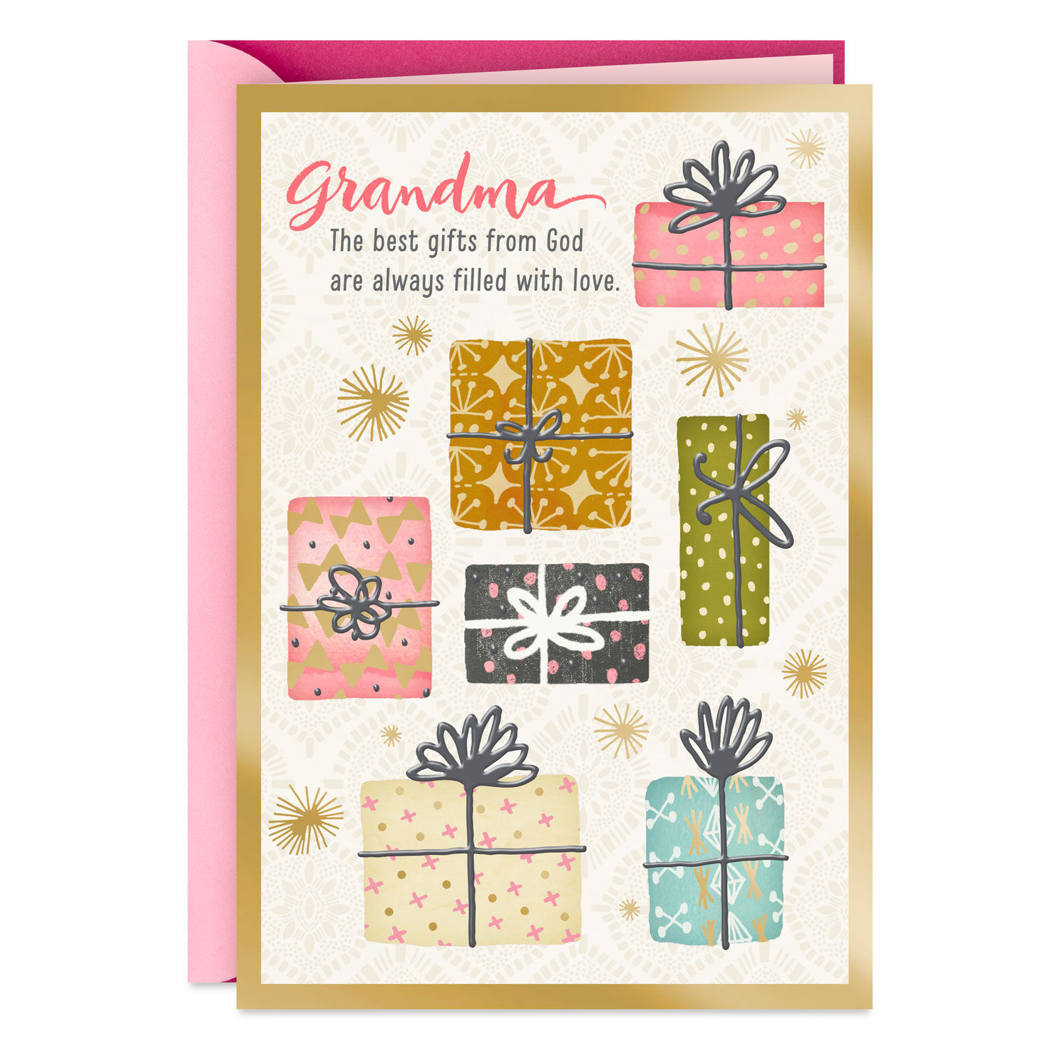 You Are a Gift From God Religious Birthday Card for Grandma