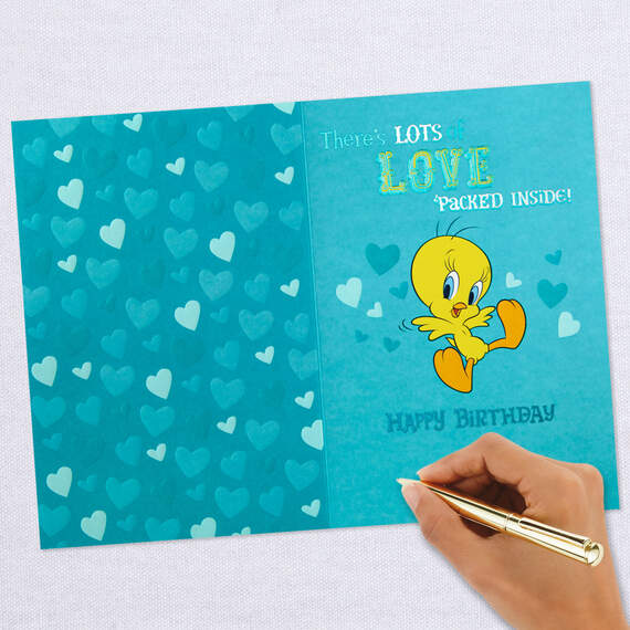 Looney Tunes™ Tweety Bird Lots of Love Birthday Card, , large image number 7