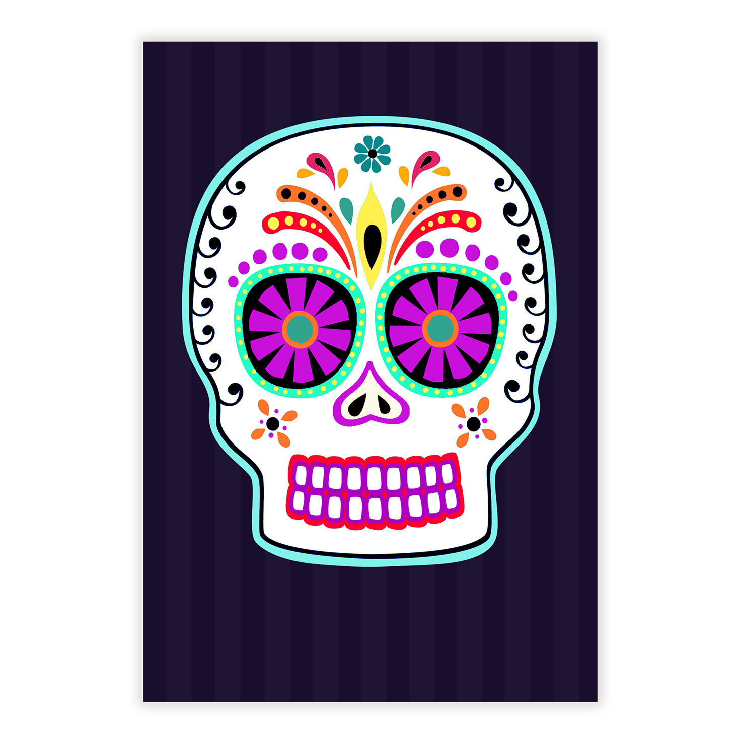 Sugar Skull Day of the Dead eCard, , large image number 2