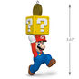 Super Mario With Question Block Keepsake Ornament measurement image number 3