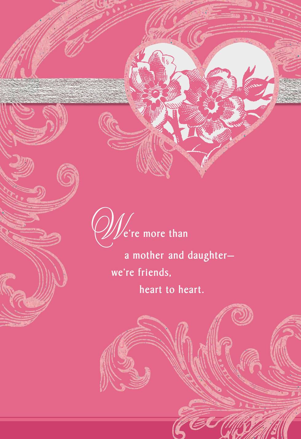 More Than Mother and Daughter Valentine's Day Card
