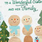 You Make the World Happy Christmas Card for Sister and Her Family, , large image number 4