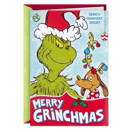 Dr. Seuss's How the Grinch Stole Christmas!™ Christmas Card With Decoration, 