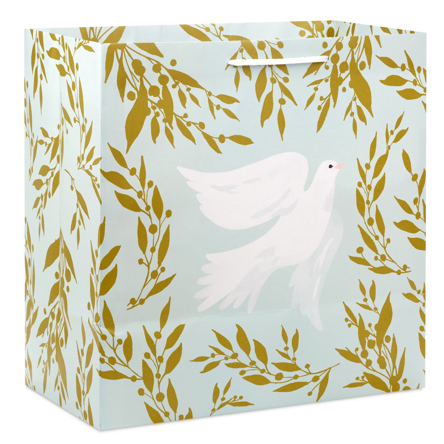 15" Dove on Light Sage Extra-Deep Holiday Gift Bag for only USD 5.49 | Hallmark