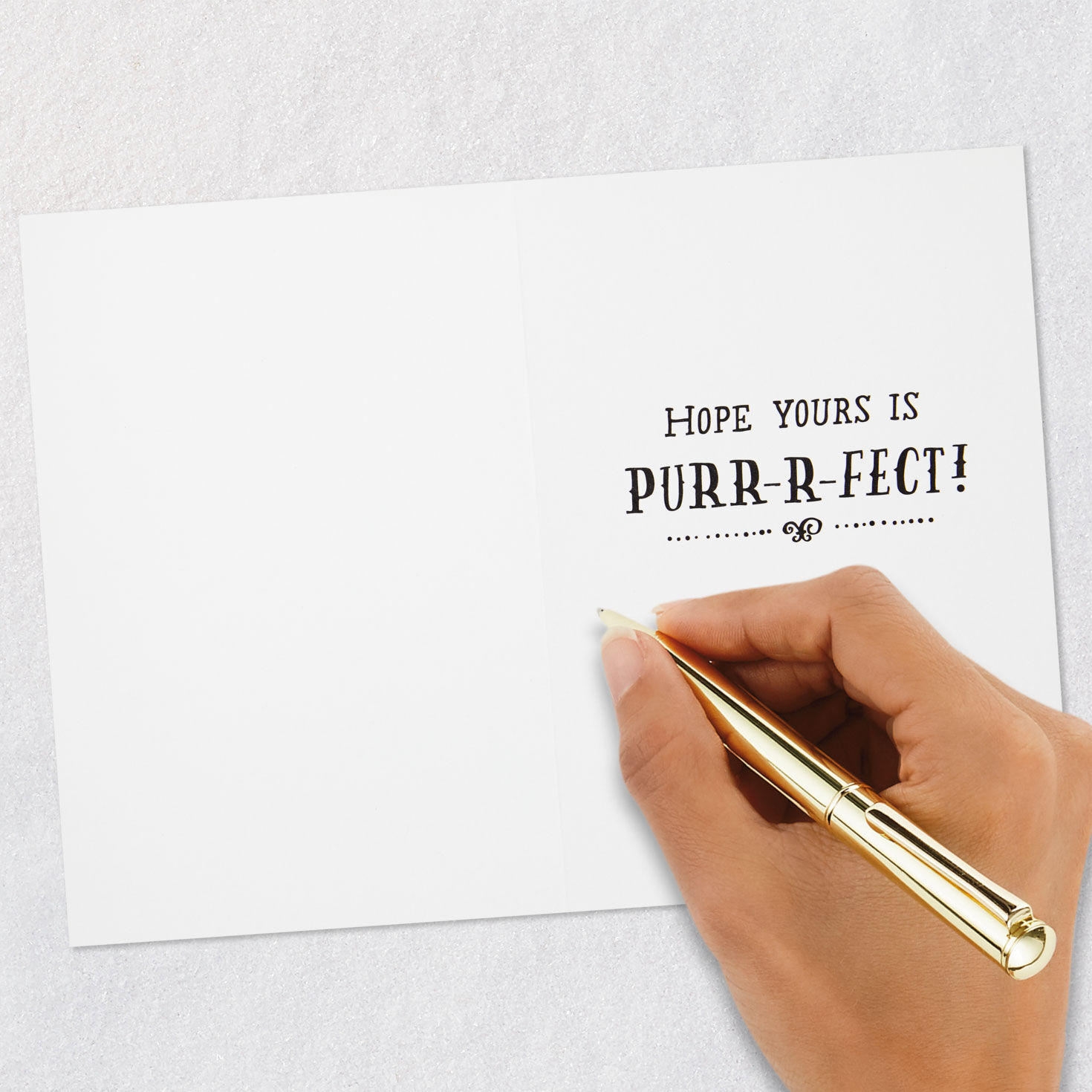 Black Kitten With Pumpkins Halloween Cards, Pack of 6, , large image number 5