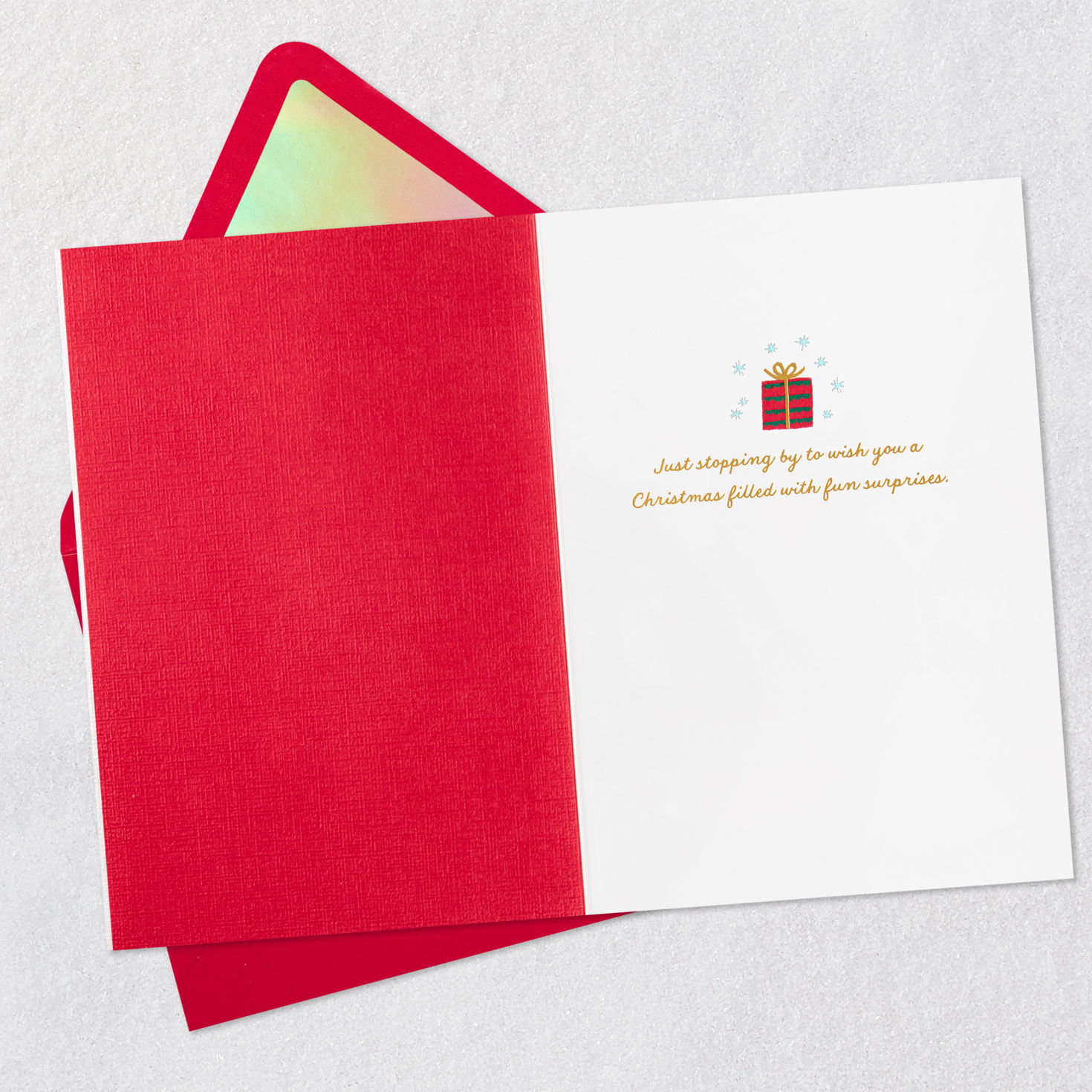 Fun Surprises Santa Claus With Gift Christmas Card for only USD 9.59 | Hallmark