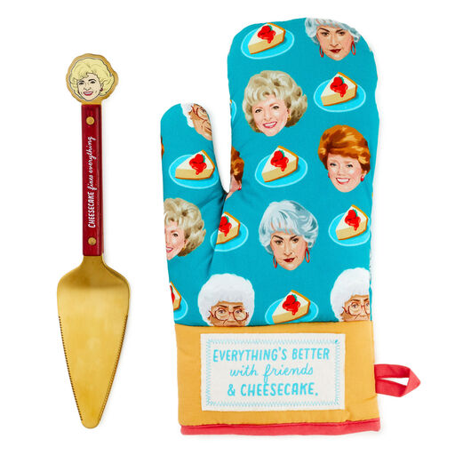 The Golden Girls Oven Mitt and Pie Server, Set of 2, 