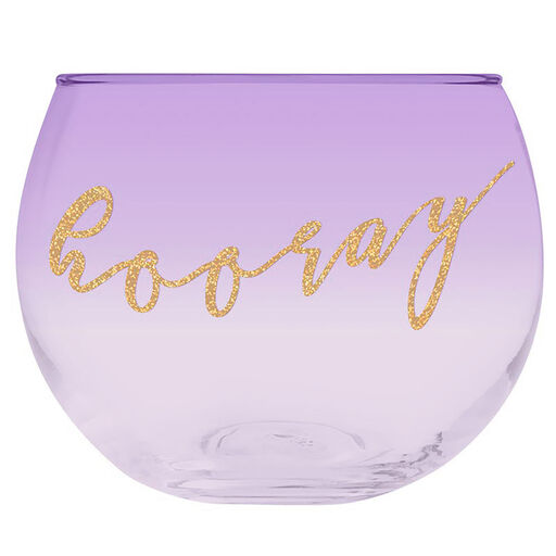 Hooray Roly Poly Cocktail Glass, 13 oz., 