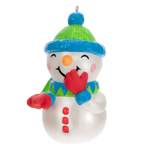 Pull My Finger Snowman Ornament With Sound, 