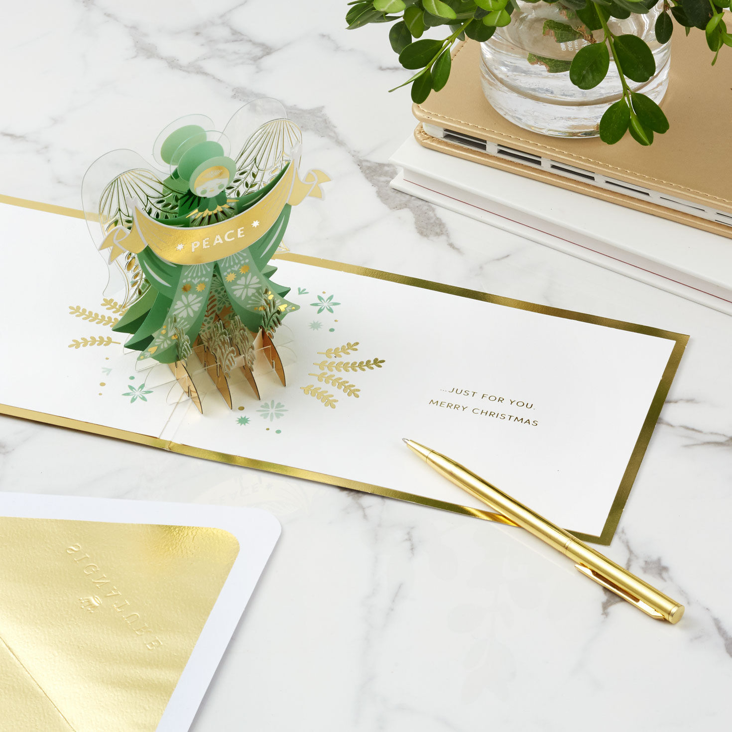 Heavenly Peace Angel 3D Pop-Up Christmas Card, , large image number 7