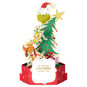 Grinch Santa Pop-up Christmas Card Pop-up card back image number 2