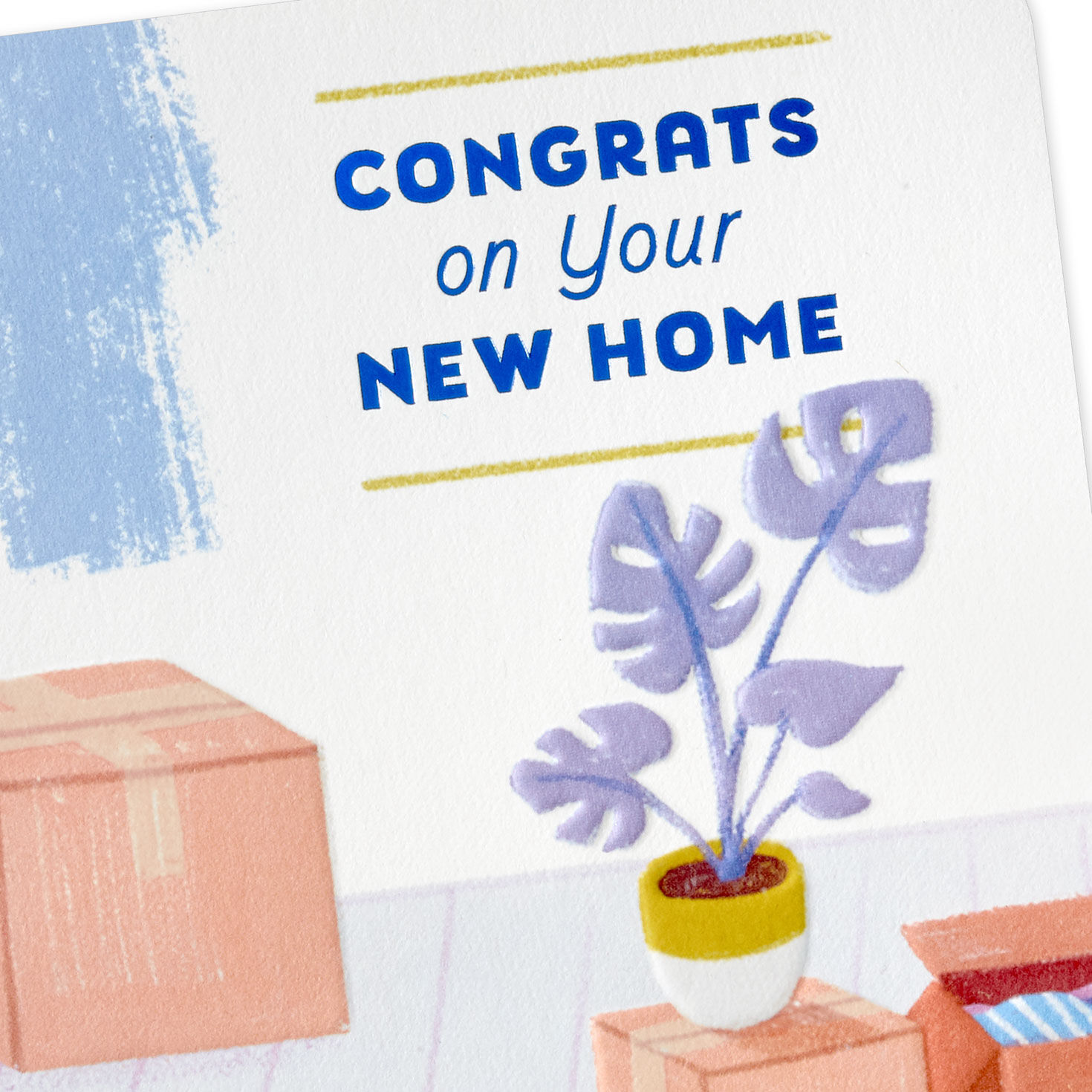 Moving Scene New Home Congratulations Card Card Front Detail image number 5