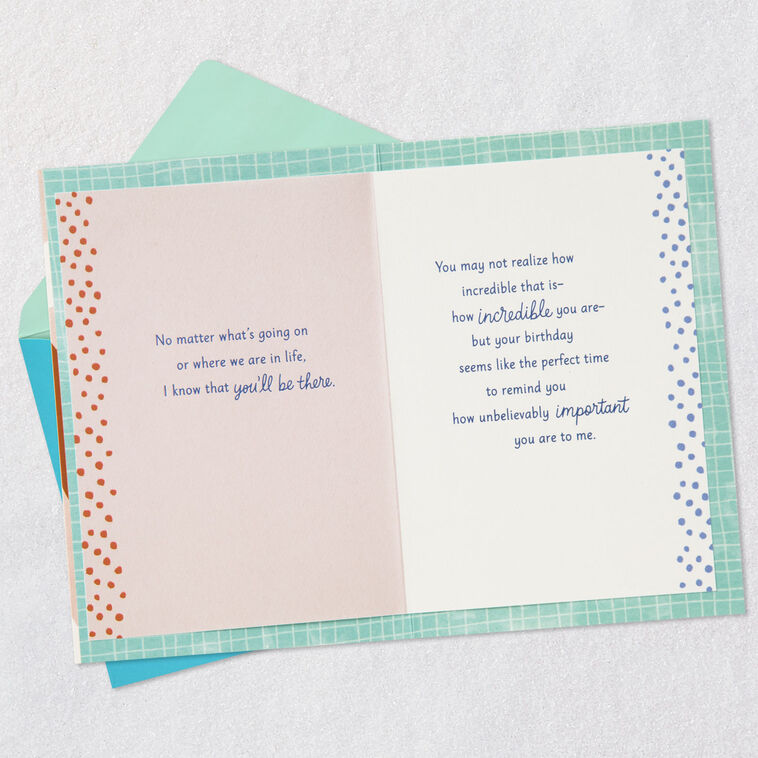 You're Always There Birthday Card, , large image number 4