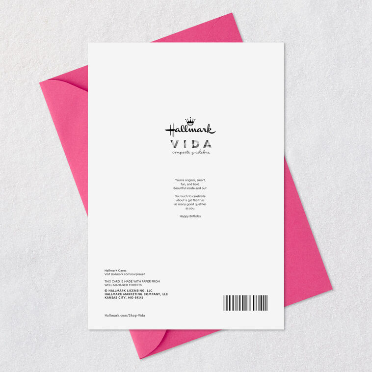 You're Beautiful Spanish-Language Birthday Card for Girl, , large image number 7