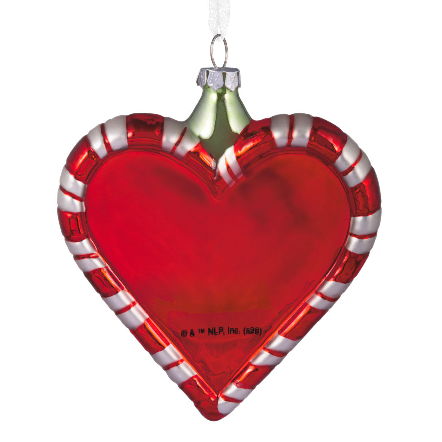 Buddy in Candy Cane Wreath Christmas Ornament Back image number 6