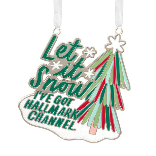 Hallmark Channel Let It Snow Metal Hallmark Ornament, 