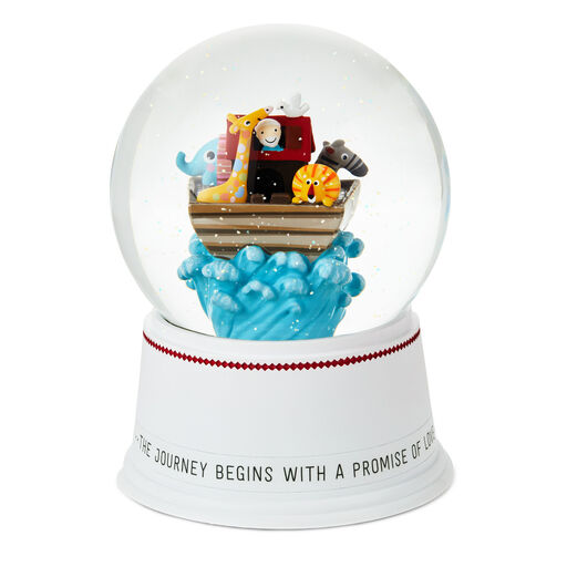 Noah's Ark Musical Snow Globe, 