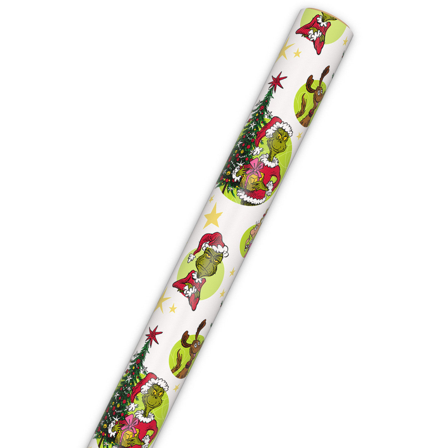 Dr. Seuss Grinch Vignettes Christmas Wrapping Paper Wrap Tube image number 6