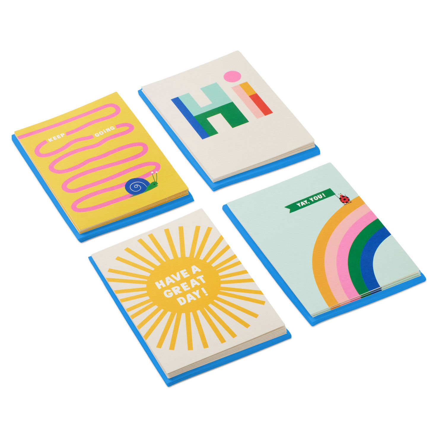 Sweet Sunshine Assorted Blank Notes in Designed Box, Pack of 24