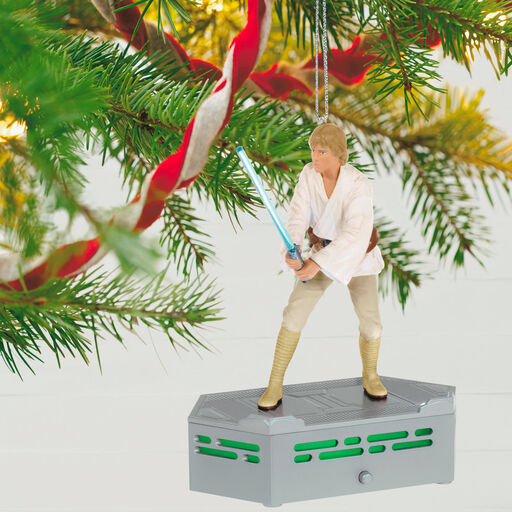 Star Wars: A New Hope™ Collection Luke Skywalker™ Ornament With Light and Sound, 