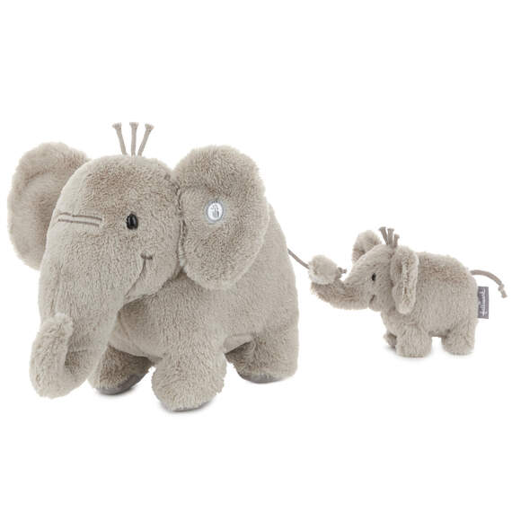 Big and Little Elephant Singing Stuffed Animals With Motion, 8"