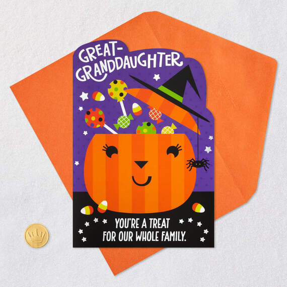 You're a Treat Halloween Card for Great-Granddaughter, , large image number 5