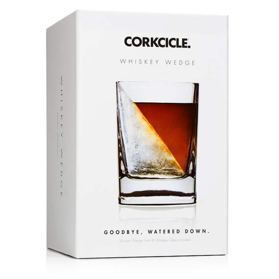 Corkcicle Whiskey Wedge Lowball Glass, , large image number 2