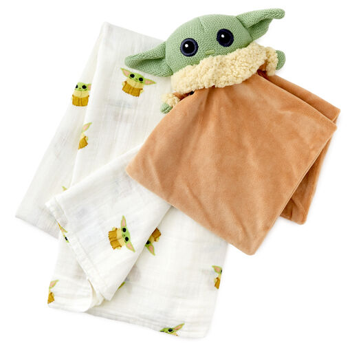Star Wars: The Mandalorian™ The Child™ Grogu™ Lovey and Swaddle Blanket, Set of 2, 