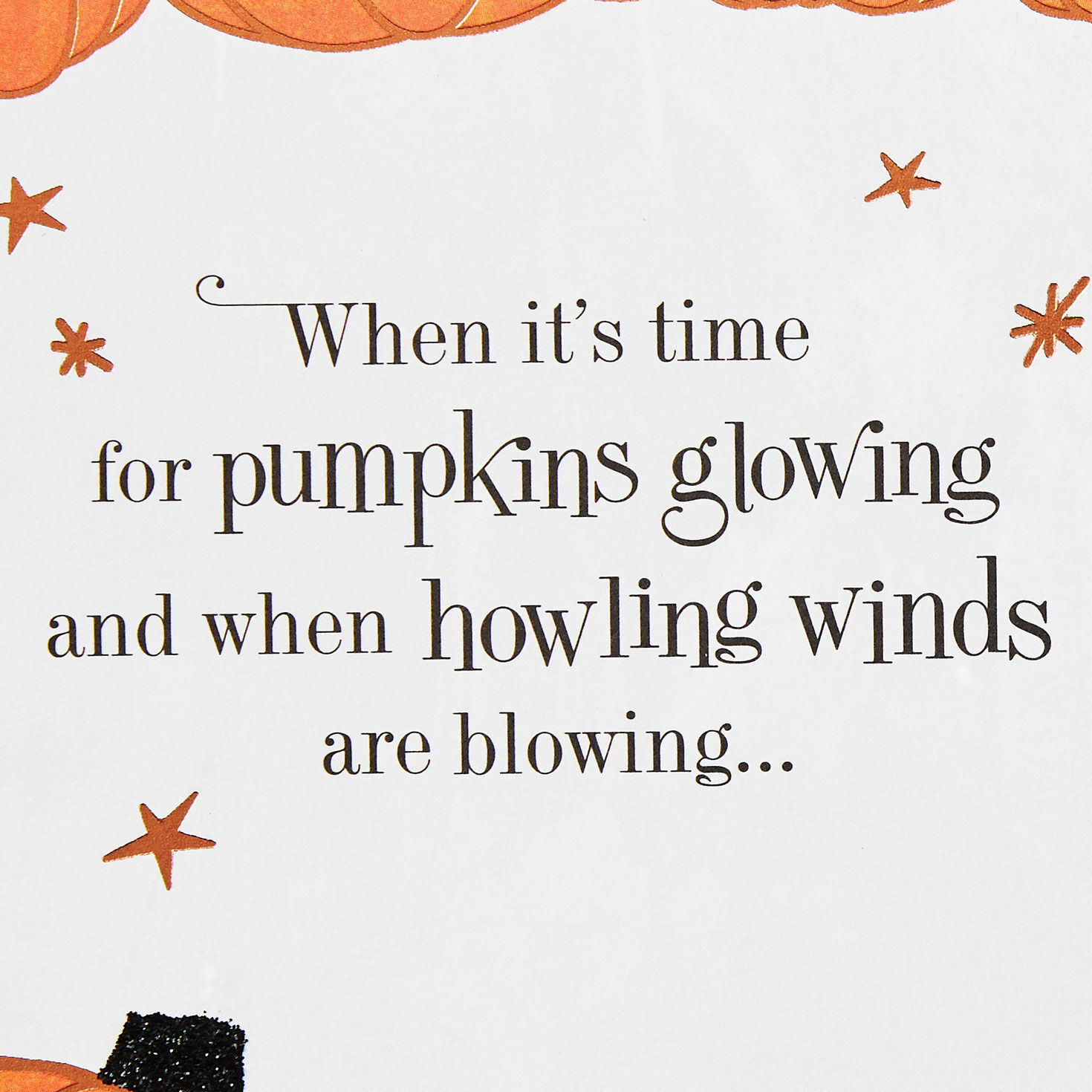 Pumpkins Thinking of You Halloween Card Greeting Cards Hallmark