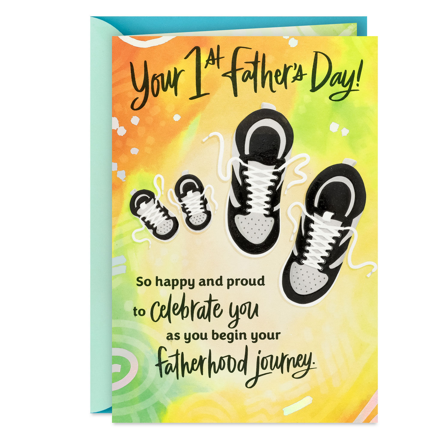 So Happy and Proud First Father's Day Card