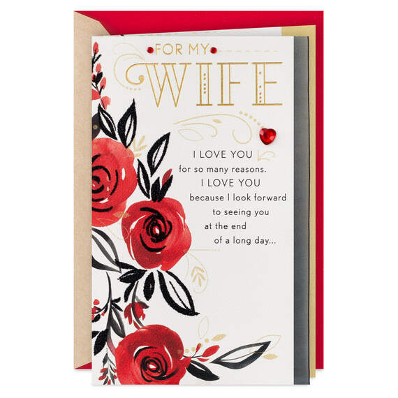 My Best Friend and Partner Love Card for Wife, , large image number 1