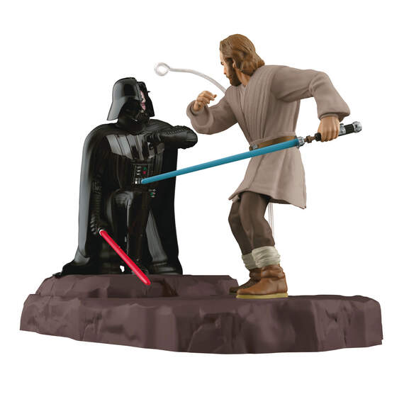 Star Wars: Obi-Wan Kenobi™ Face-Off With Darth Vader™ Ornament With Sound, , large image number 1
