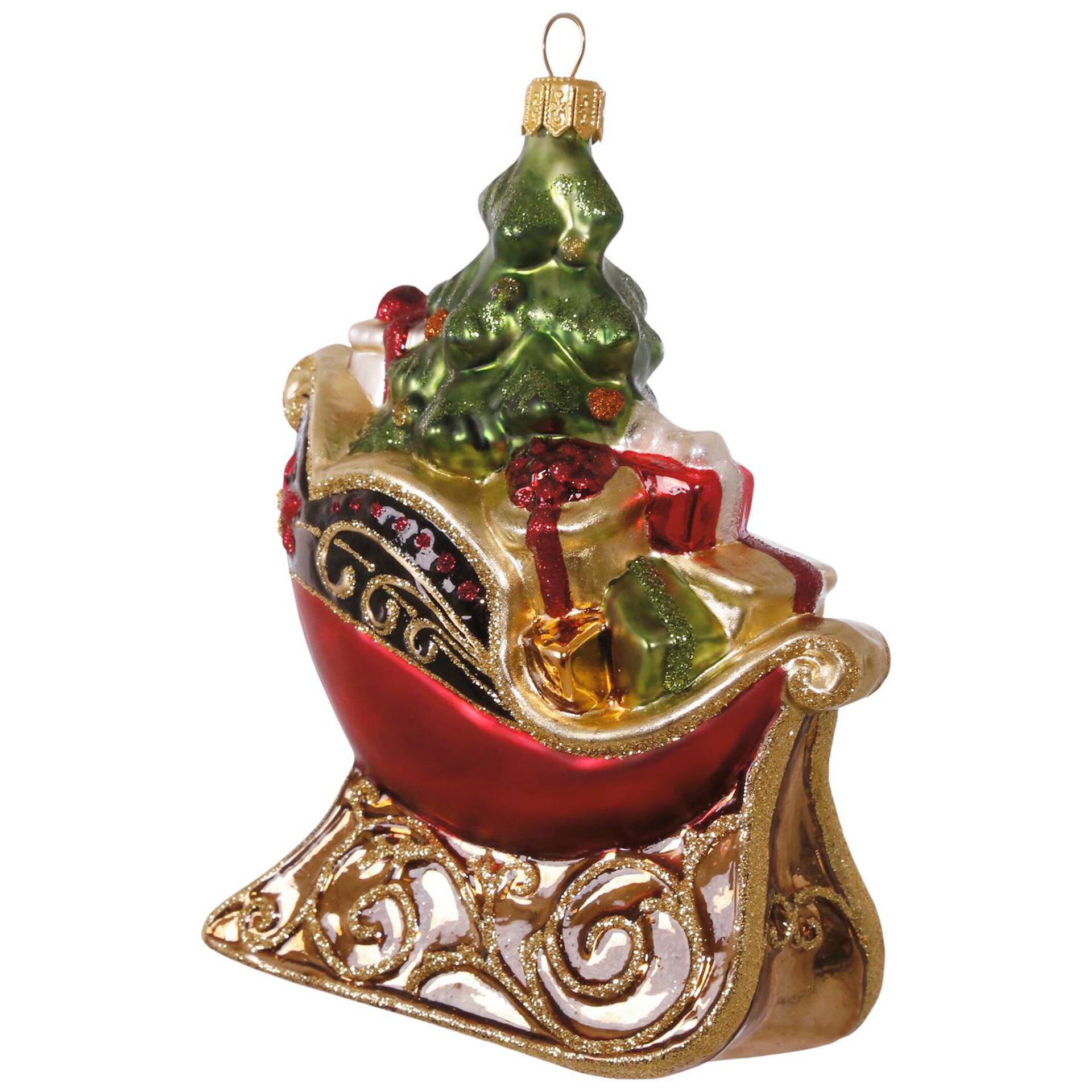 Decorative Sleigh Blown Glass Ornament - Specialty Ornaments - Hallmark