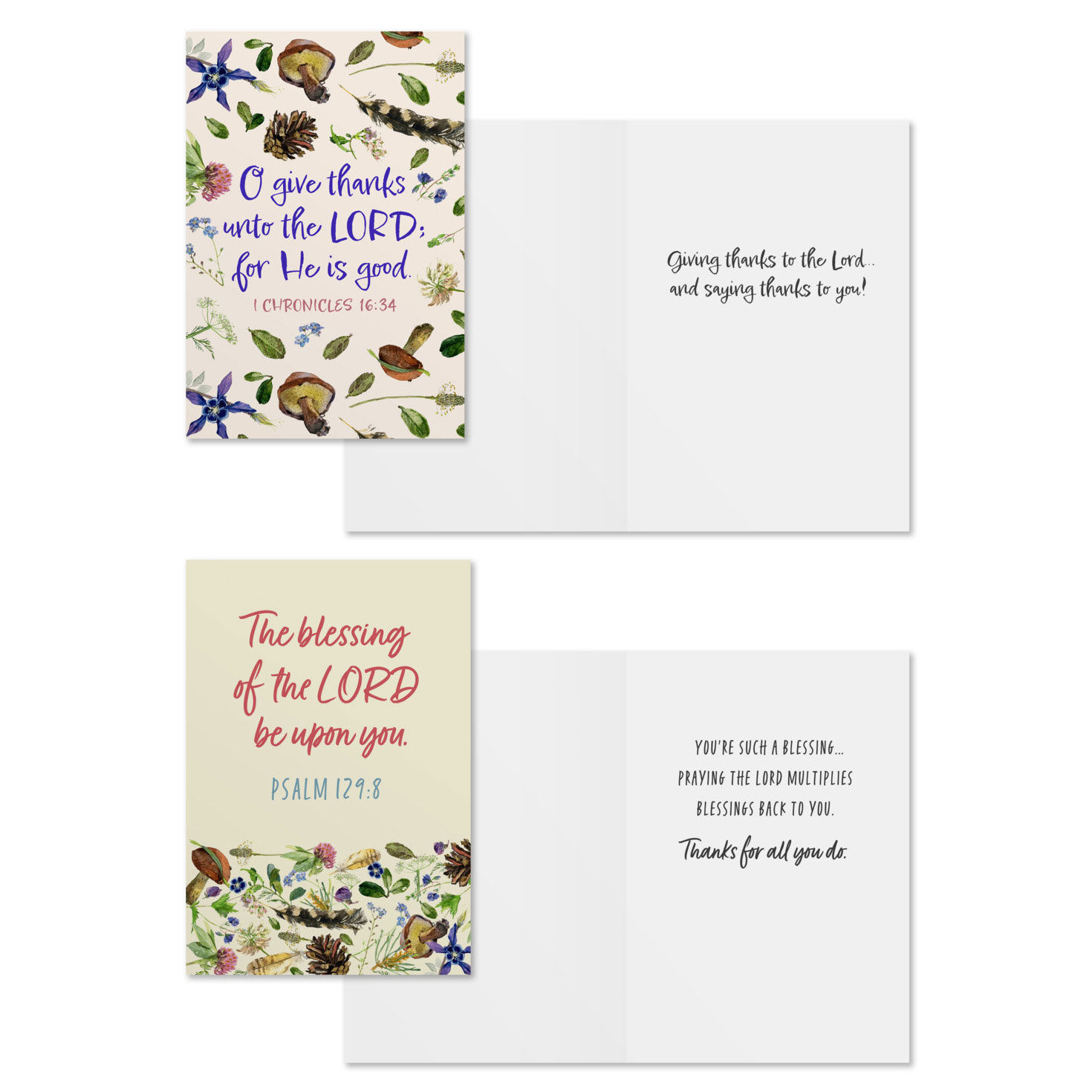 Flowers DaySpring Thank You Cards Assortment Card Front with Sentiment image number 3