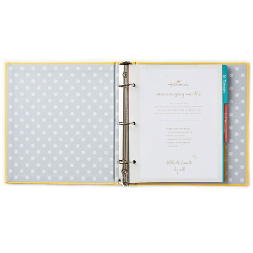 The Story Behind The Bump Pregnancy 3-Ring Memory Keeper, 