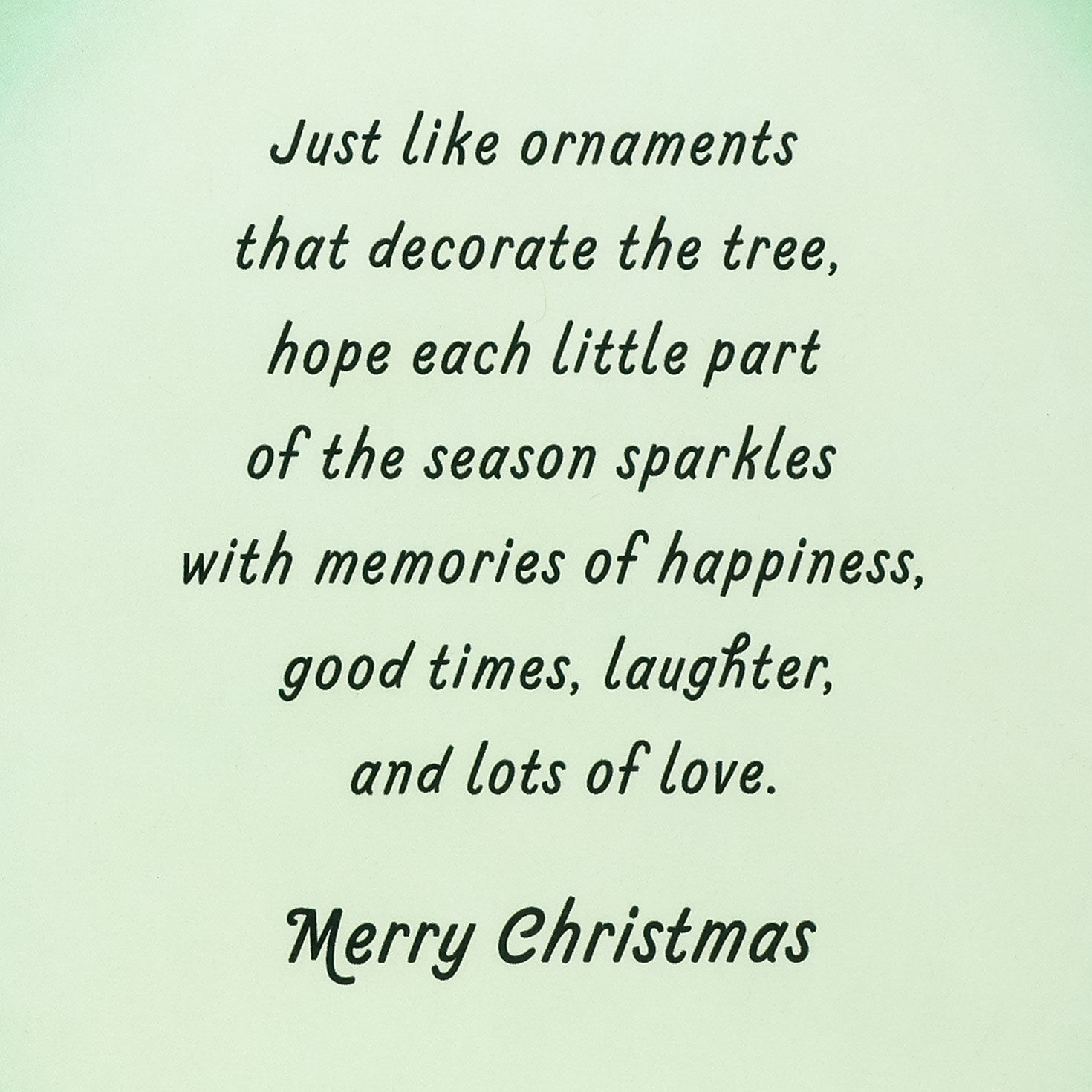 Vintage Ornaments Christmas Card for Brother & Family Sentiment image number 2