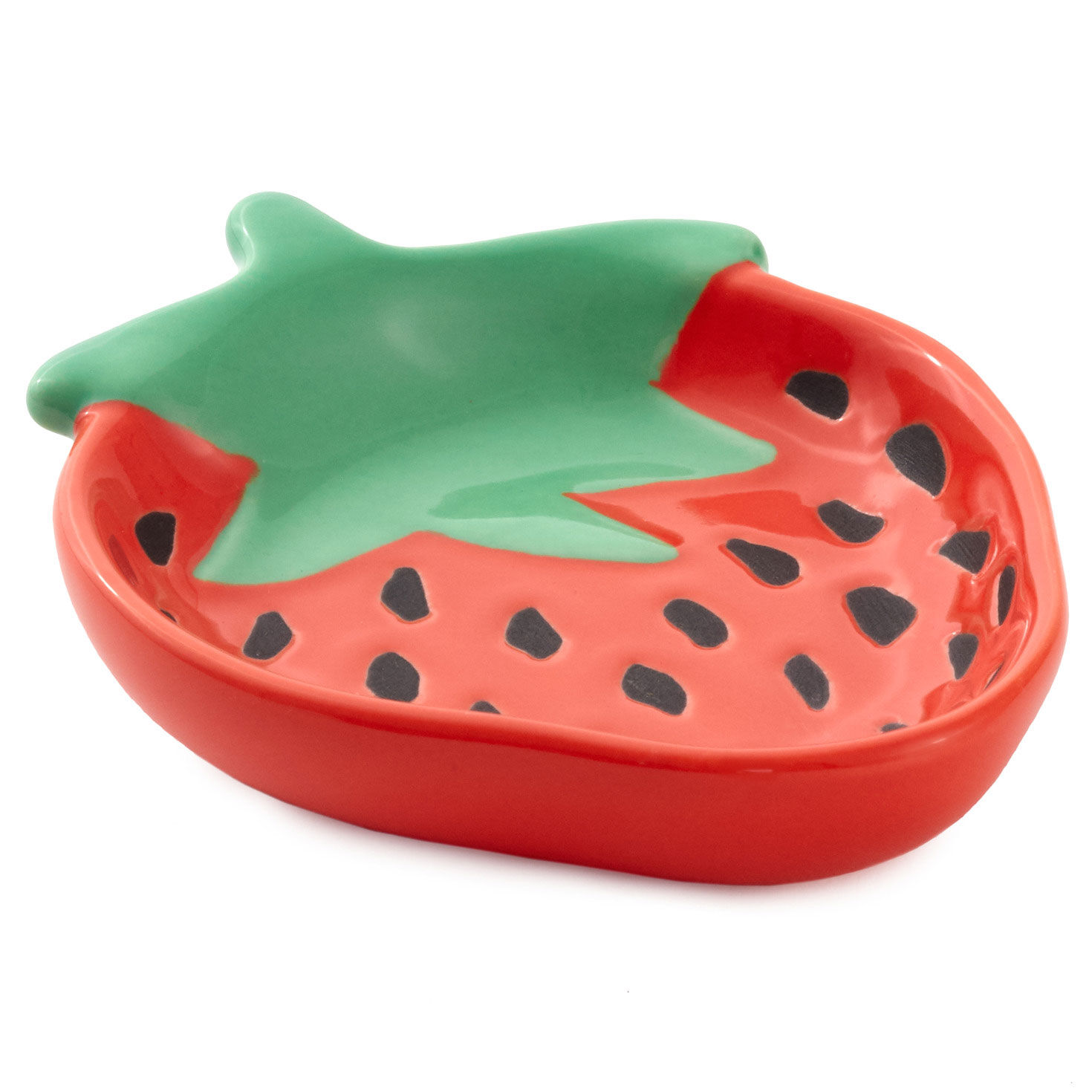 Strawberry-Shaped Trinket Dish