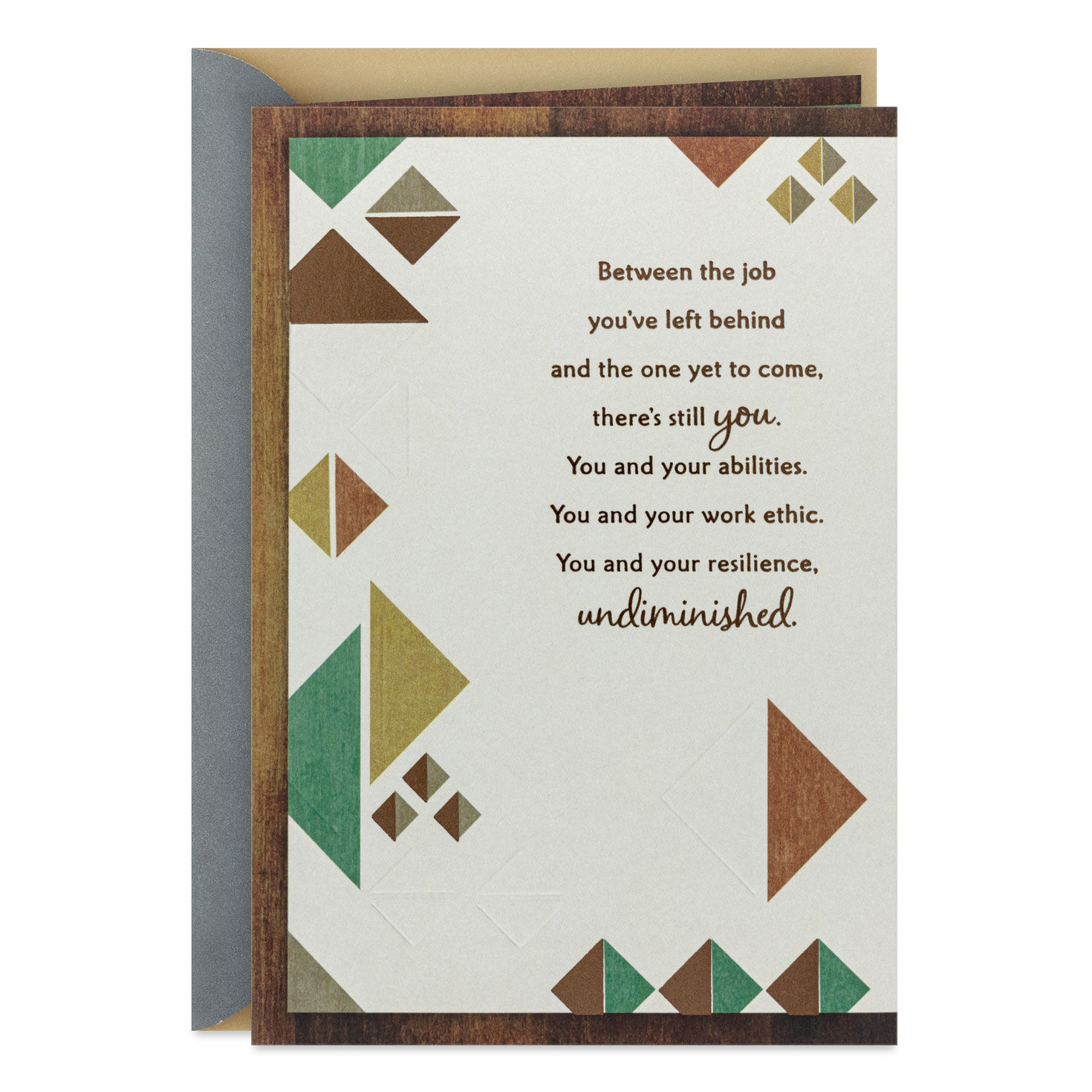 Right Job Will Come Encouragement Card