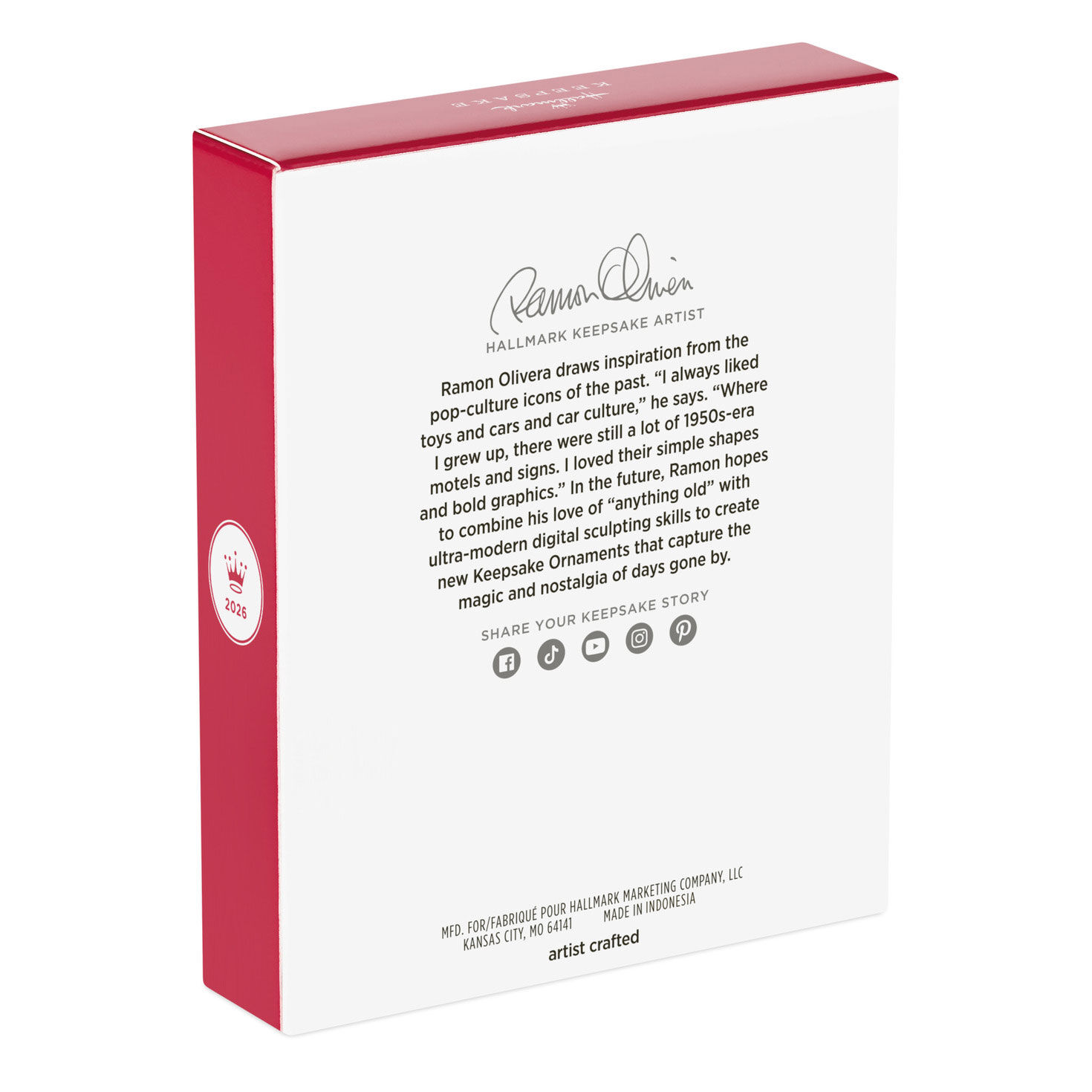 Grandkids Gingerbread House Photo Frame Ornament package back image number 8