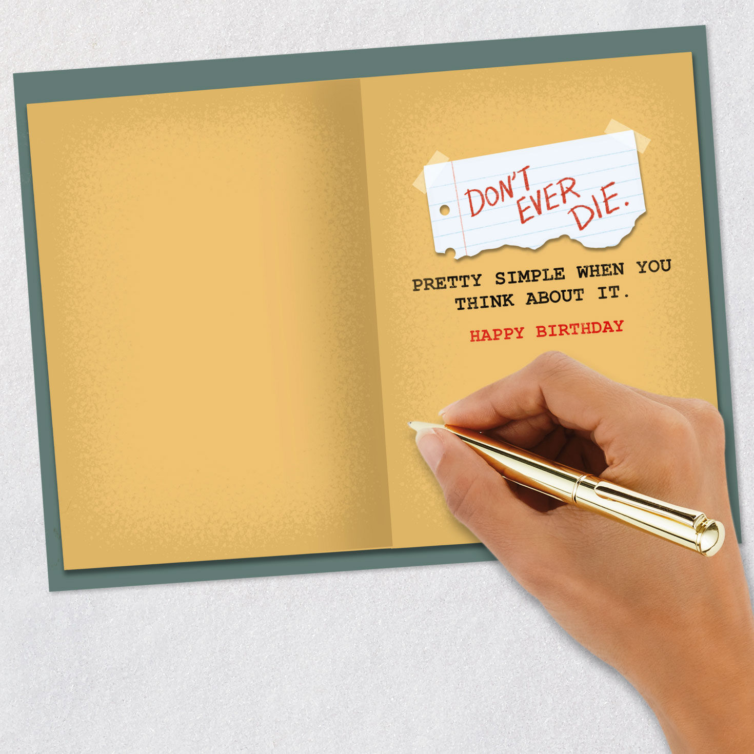 Top Secret Folder Funny Birthday Card, , large image number 6