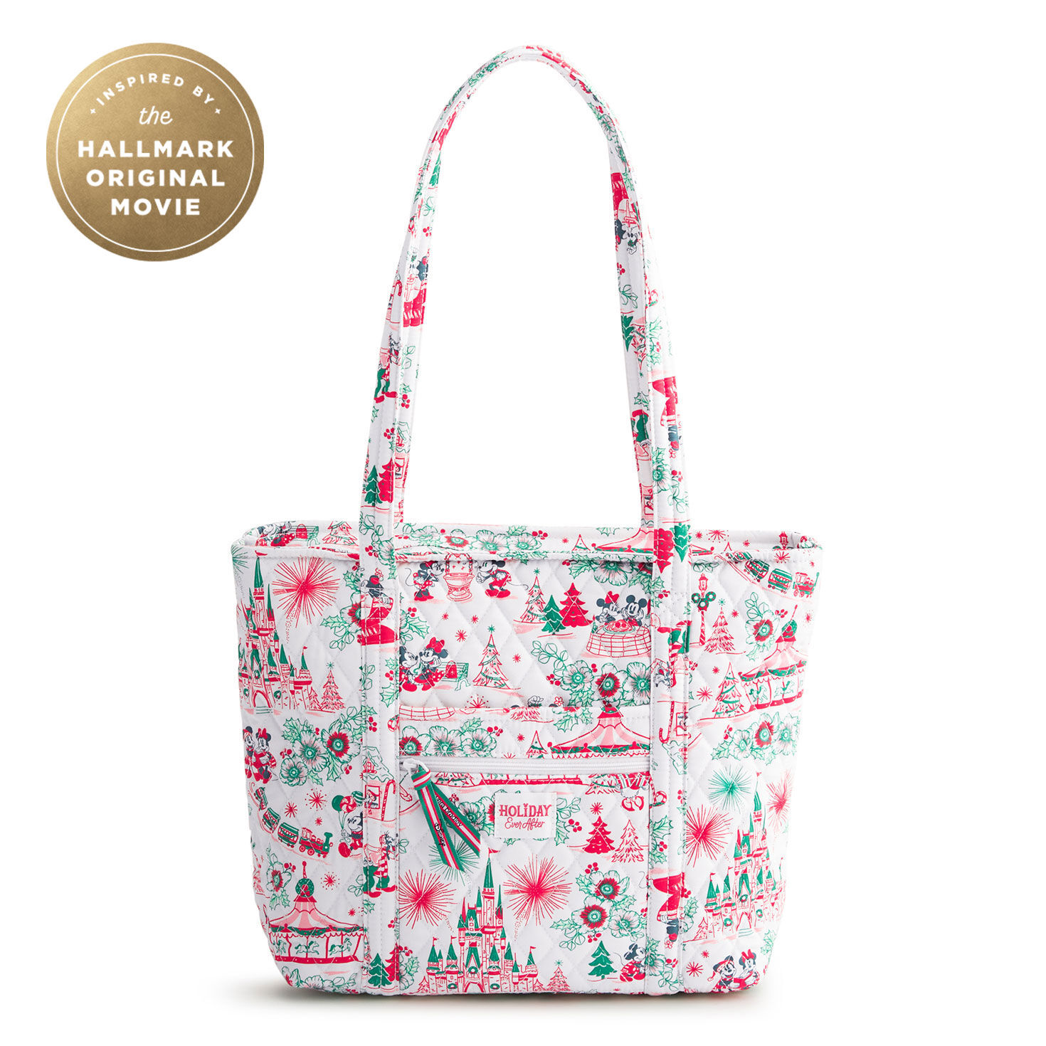 Hallmark + Disney Holiday Ever After Vera Bradley Small Original Vera Tote Bag