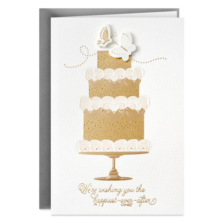 Wishing You the Happiest-Ever-After Wedding Card From Us