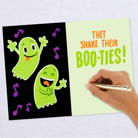 Dancing Ghosts Funny Pop-Up Halloween Card, , large image number 6
