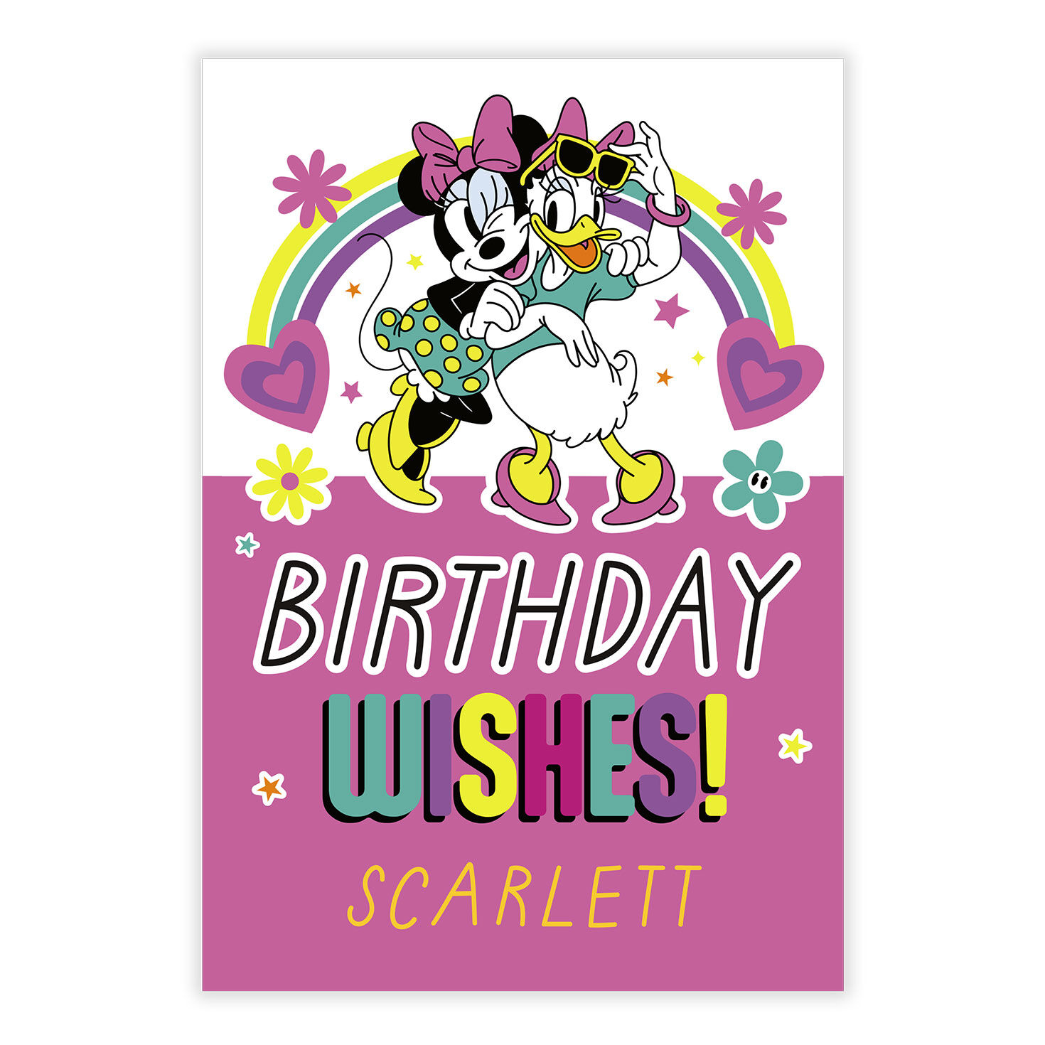 Disney Minnie Mouse and Daisy Custom Birthday Card, , large image number 8
