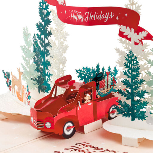 Joy to You 3D Pop-Up Christmas Card, 